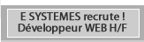 E SYSTEMES Recrute !