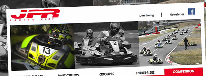 Refonte du site web du Racing Kart JPR