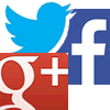 Google, Facebook et Twitter