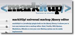 MarkItUp text Editor