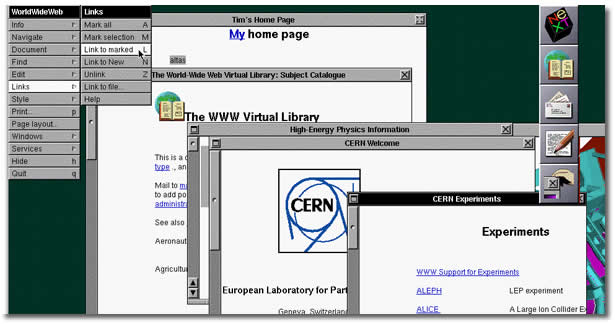 Le premier site web au CERN
