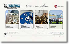 Refonte du site web Horloges Huchez