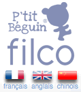 Les collections Pti-Beguin et Filco sont presentees sur le site web