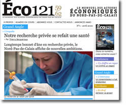 Le site web du magazine Eco 121